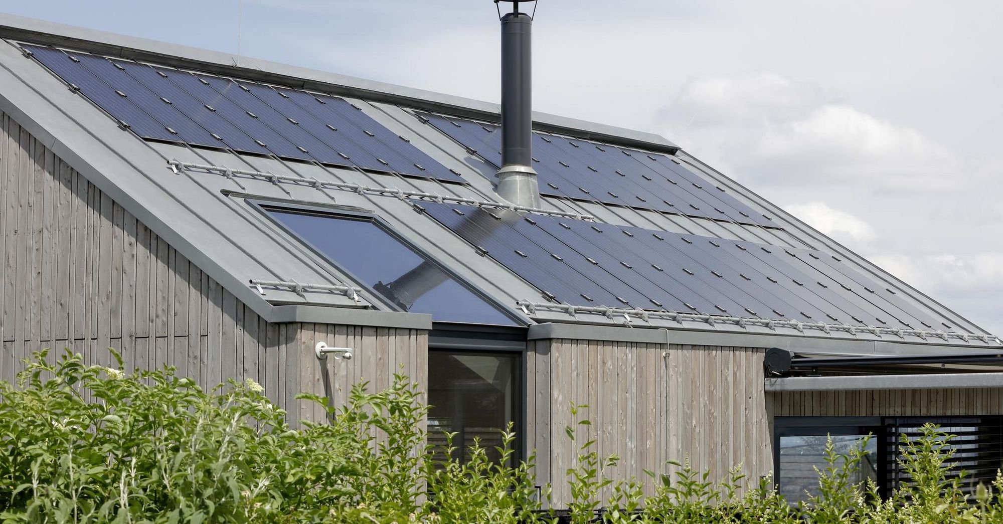 Photovoltaikanlage auf einem Hausdach