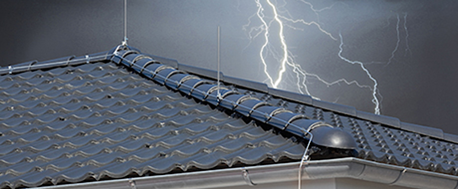 Äußerer Blitzschutz bei Möller Gebäudetechnik in Niestetal